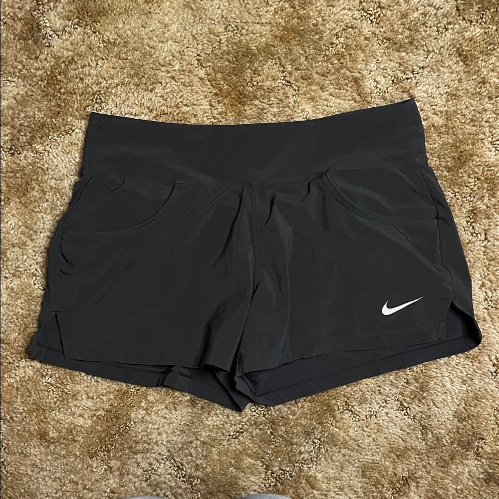 Nike Dri Fit Black Athletic Lose Fit‎ Shorts Size Small